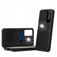 Etui z klapką Smart View do Samsung Galaxy S22 Ultra, skórzane, pokrowiec