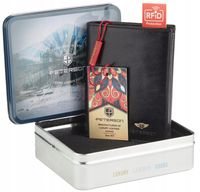 Skórzany męski portfel Peterson PTN 317 2-1-4 HUNTER