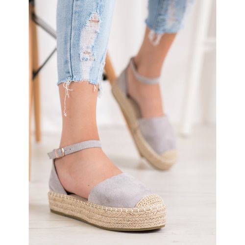 Szare Espadryle Na Platformie r.38 na Arena.pl