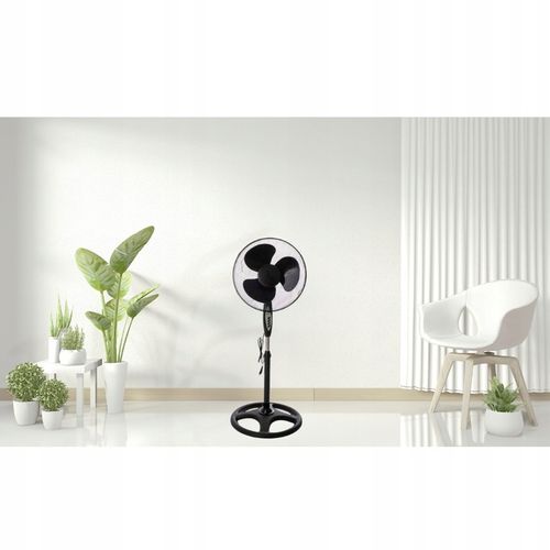 WENTYLATOR PODŁOGOWY STABILNA PODSTAWA ENERGOOSZCZĘDNY ŁOPATKOWY PILOT na Arena.pl