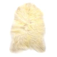 Skóra owcza biała na długim włosiu