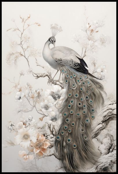 Plakat 68x101cm Pawia Gracja zdjęcie 2