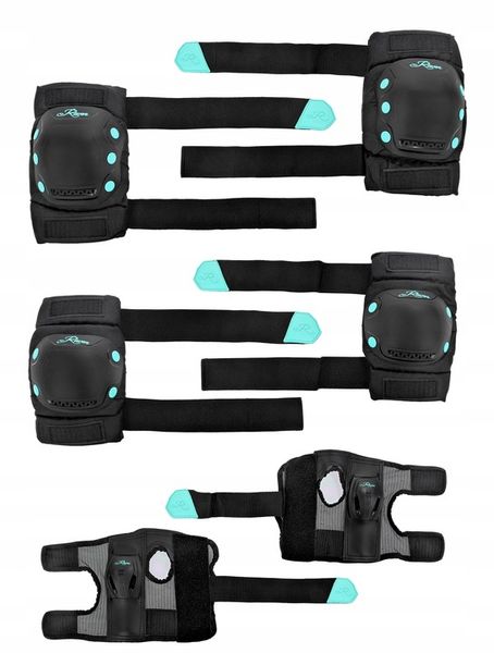 Ochraniacze RAVEN Dexard Black/Mint M zdjęcie 2