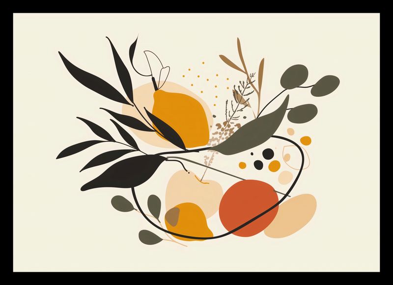 Plakat 29,7x21cm Botaniczny Wir zdjęcie 2