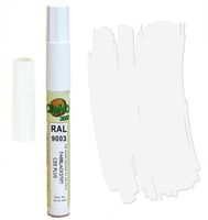 Pisak retuszerski CLEHO z farbą kryjącą 910 RAL9003 Biały sygnałowy