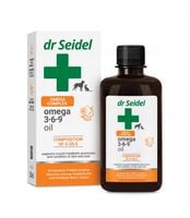 Dr Seidel Omega 3-6-9 Oil, karma uzupełniająca, 250ml