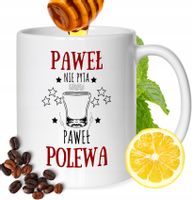 Kubek Dla Pawła Kolegi Przyjaciela Męża Z Nadrukiem Prezent Biały 330Ml