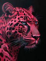 Plakat 15x20cm Szkarłatny Jaguar