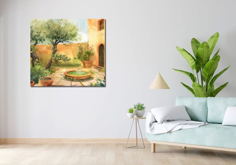Obraz 100x90cm Słoneczny Dzień zdjęcie 2