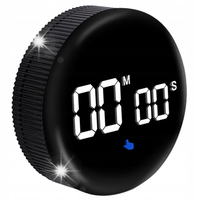MINUTNIK KUCHENNY TIMER ELEKTRONICZNY AKUMULATOROWY OBROTOWY CZASOMIERZ LED