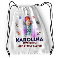 Plecak Sportowy Szkolny Dla Karoliny Córki Dziecka Z Nadrukiem Ze Zdjęciem
