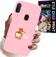 ETUI DO SAMSUNG GALAXY A20E - ŚMIESZNE WZORY I LOVE YOU PIESEK OBUDOWA