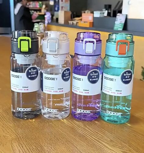 BUTELKA NA WODĘ BIDON 550 ML Z MIARKĄ NA NAPOJE BPA FREE DO SZKOŁY TRITAN na Arena.pl