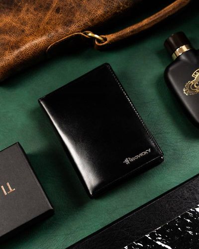 zestaw prezentowy: elegancki, skórzany portfel męski i brelok - rovicky na Arena.pl