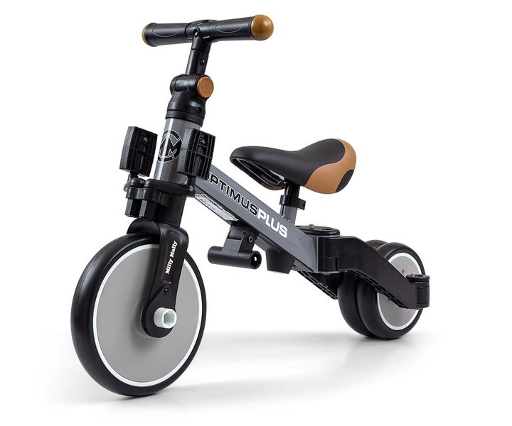 MILLY MALLY Rowerek 4w1 OPTIMUS Plus grey zdjęcie 5
