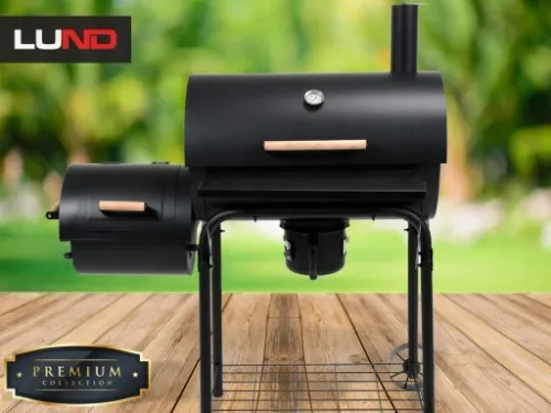 GRILL WĘGLOWY OGRODOWY WĘDZARNIA XXL RUSZT LUND na Arena.pl