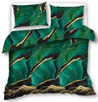 Pościel Marmur 160X200 Emerald Green 2217