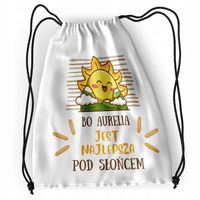 Plecak Dla Aurelii Sportowy Szkolny Worek Torba Z Nadrukiem Ze Zdjęciem