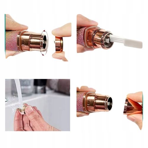 Golarka damska I trymer 2w1 do brwi twarzy i ciała I USB LED bez na Arena.pl