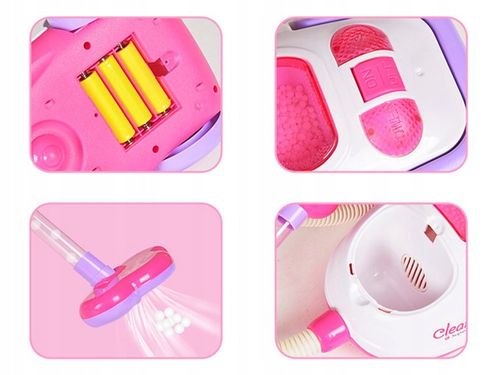 ZESTAW DO SPRZĄTANIA NA WÓZKU Z ODKURZACZEM DŹWIĘK SZCZOTKA MOP DLA DZIECI na Arena.pl