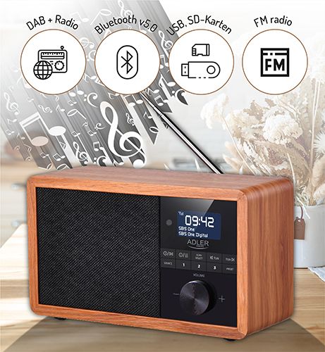 Emaga AD 1184 Radio Dab + Bluetooth na Arena.pl
