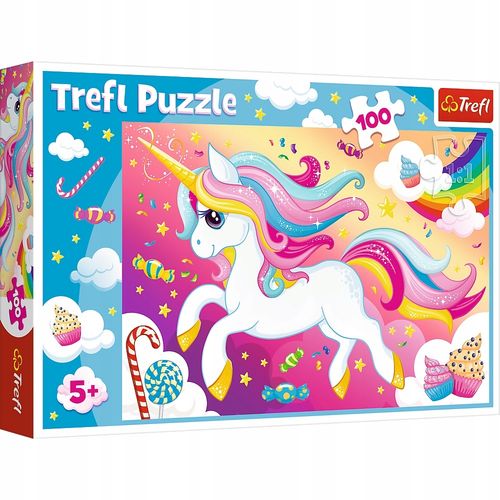 puzzle 100 piękny jednorożec 16386 na Arena.pl