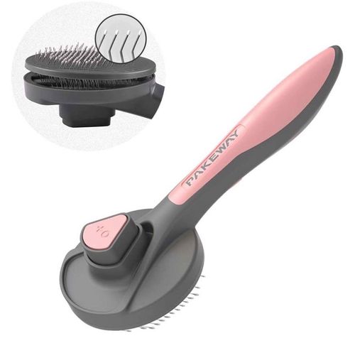 Szczotka Dla Kotów I Psów Samoczyszcząca T9 Różowa na Arena.pl