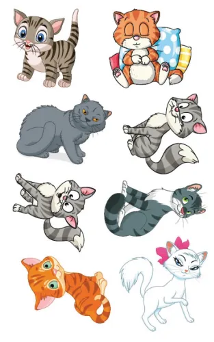 Kolorowanka Z Tatuażami. Kotki na Arena.pl