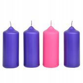 ŚWIECE ADWENTOWE - komplet wys. 11 cm - 6406