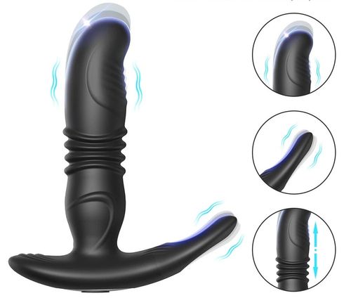 WIBRATOR MĘSKI MASAŻER Prostaty RUCHOMY 3cm PILOT na Arena.pl