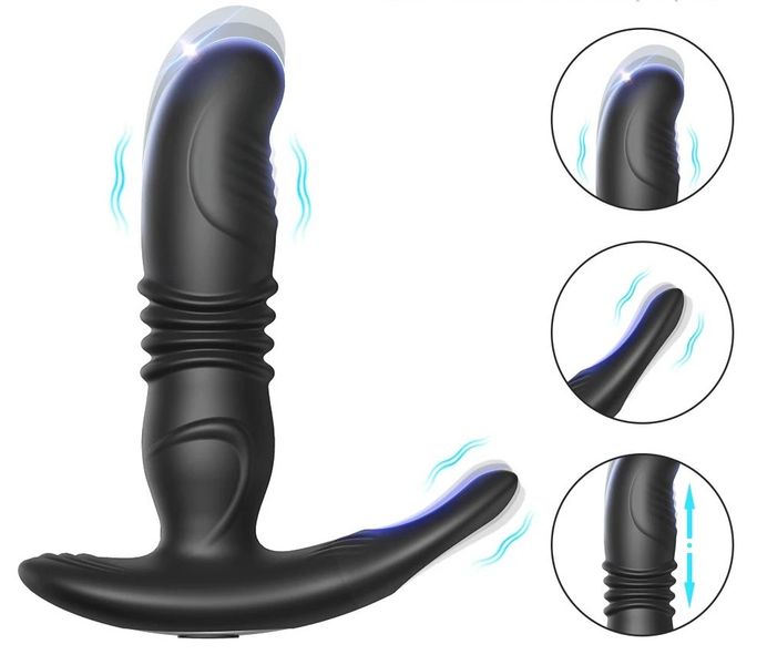 WIBRATOR MĘSKI MASAŻER Prostaty RUCHOMY 3cm PILOT zdjęcie 6