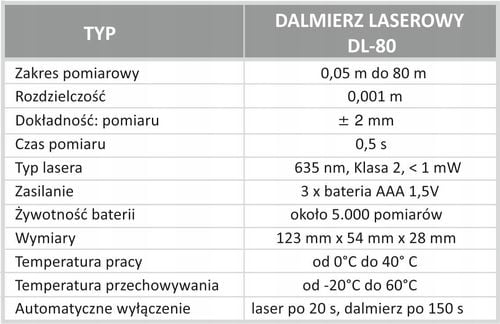 DALMIERZ LASEROWY DL-80X PRO-DL077 PRO na Arena.pl