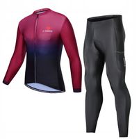 Długi Strój Rowerowy Komplet Kolarski Męski Elastyczny Zimowy JESIENNY 5XL