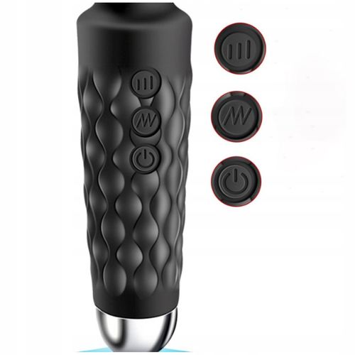 MASAŻER ŁECHTACZKI MOCNY WIBRATOR DO ORGAZMÓW MAGICZNA RÓŻDŻKA MAGIC WAND na Arena.pl