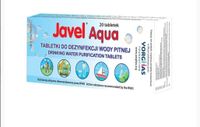 Tabletki do uzdatniania, odkażania wody Javel Aqua 20 szt.