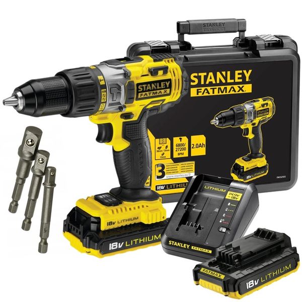 WKRĘTARKA STANLEY FMC625D2 2x2Ah Udar + ADAPTERY zdjęcie 1