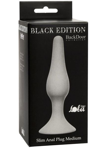 Plug-Slim Anal Plug Medium Grey zdjęcie 1