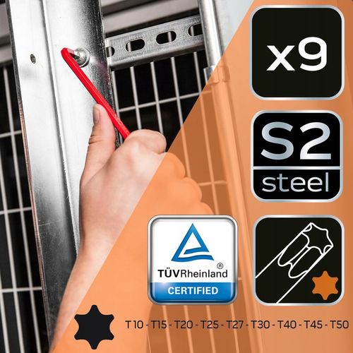 NEO TOOLS Długie Kolorowe Klucze IMBUSOWE I TORX 18 szt. IMBUSY na Arena.pl