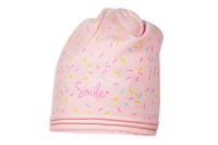 BROEL Ritmo czapka dla dziewczynki beanie wiskoza jasny róż 44-46