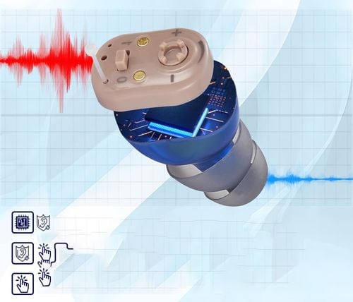 Cyfrowy aparat słuchowy WEIYII VHP-1631 dla dorosłych i seniorów 32 kanały na Arena.pl