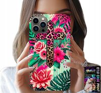 ETUI DO IPHONE 11 PRO MAX - KRZYŻ, RÓŻA CHRZEŚCIJAŃSTWO JEZUS PLECKI