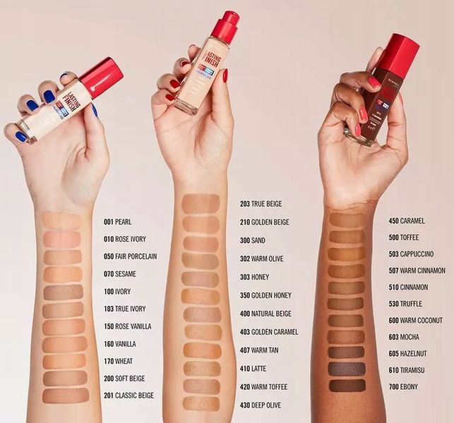 Rimmel Podkład 25h Lasting Finish 103 True Ivory zdjęcie 4