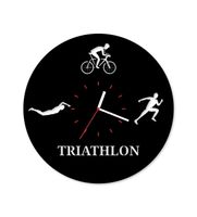 Zegar ścienny z płyty winylowej Triathlon 17.8