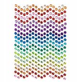 KRYSZTAŁKI SAMOPRZYLEPNE 6 MM 337 SZT RAINBOW DUST GRKR-134 DP CRAFT