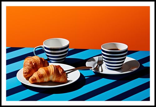 Plakat 91,5x60cm Croissanty na Arena.pl