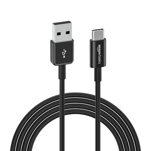 AmazonBasics L6LUC011-CS-R kabel USB 1,8 m USB C USB A Męska Czarny na Arena.pl