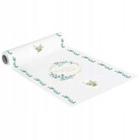 BIEŻNIK na stół liście KOMUNIA święta złoty