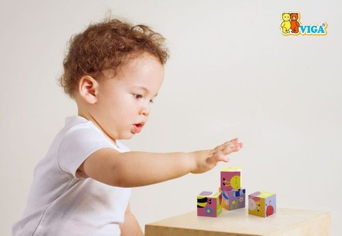 Viga 50835 Kostki puzzle - farma na Arena.pl