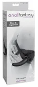 anal fantasy strap-on uprząż z wyjmowanym elementem 12cm czarna