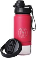 butelka na wodę metalowa bidon 300ml różowy